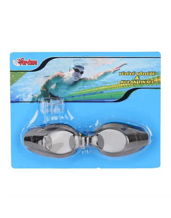 Omarı Yüzme İçin Su Geçirmez Gözlük ve Kulak Tıkacı