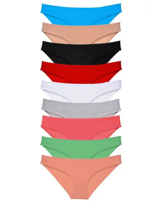 Omarı Yumuşak ve Esnek Kadın Slip Külot Seti