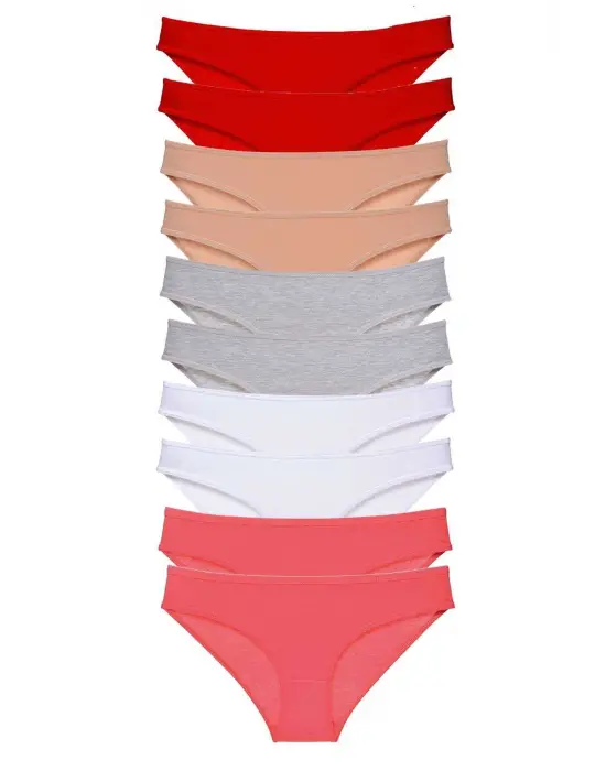 Omarı Süper Eko Set Likralı Kadın Slip Külot Seti