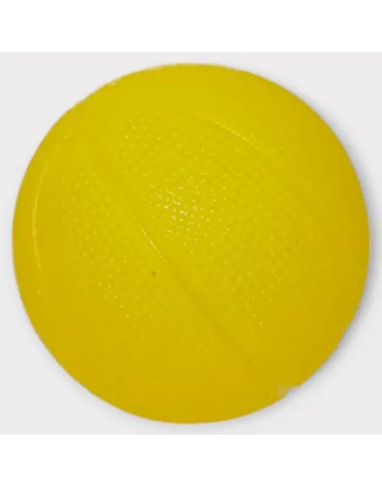 Omarı Eğlenceli Köpek Oyuncağı - Sarı Düdüklü Top