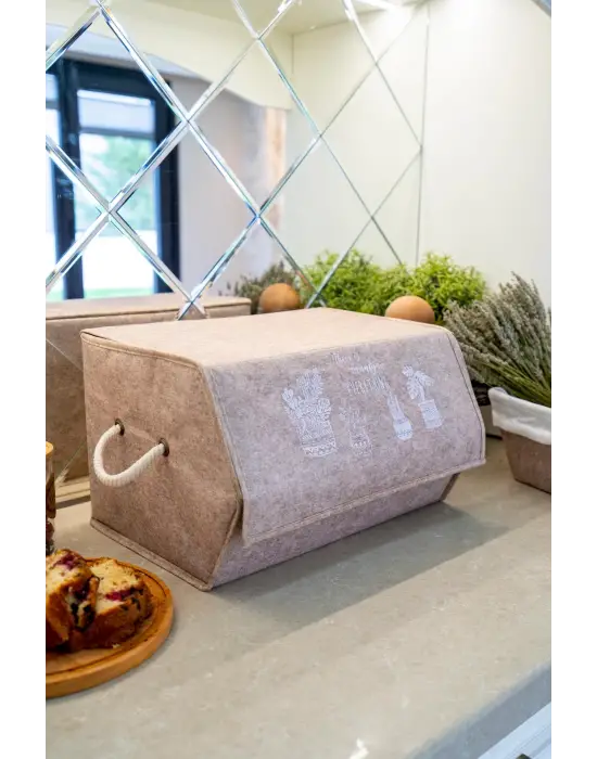 Omarı Köşeli Kapaklı Çok Amaçlı Taşınabilir Organizer Kutu