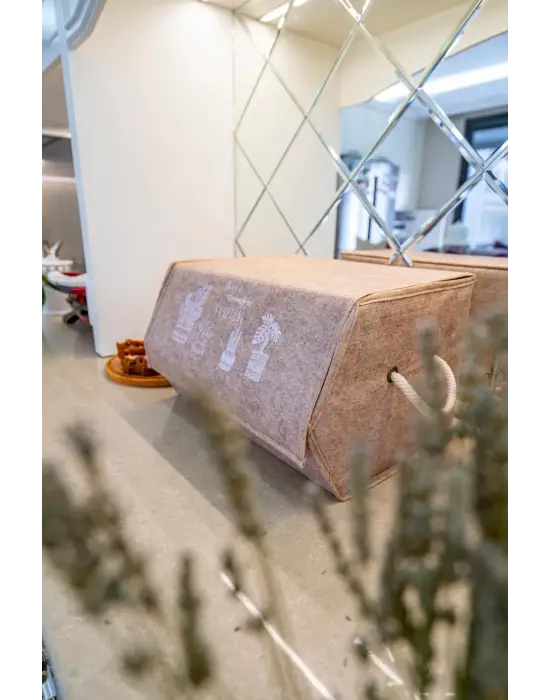 Omarı Köşeli Kapaklı Çok Amaçlı Taşınabilir Organizer Kutu