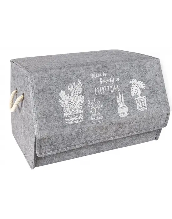 Omarı Köşeli Kapaklı Çok Amaçlı Taşınabilir Organizer Kutu