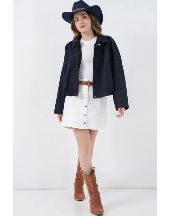 Kot Bomber Ceket 0737 - Lacivert