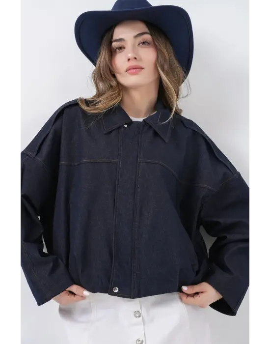 Kot Bomber Ceket 0737 - Lacivert