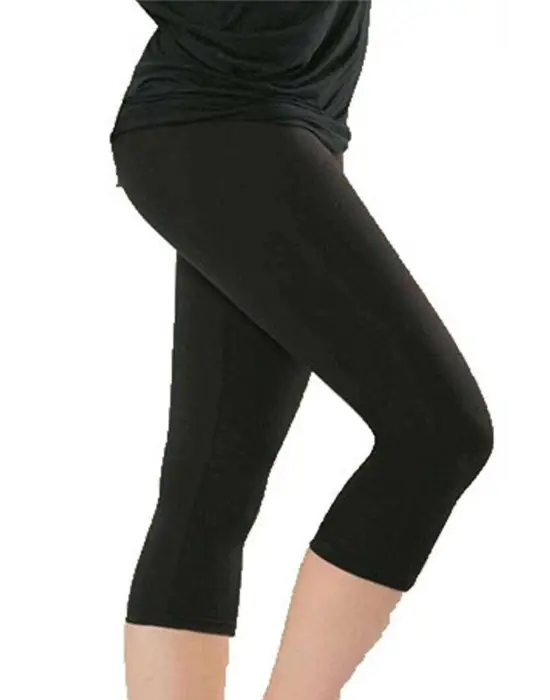 Sportif Kadın Kapri Tayt Siyah 4005