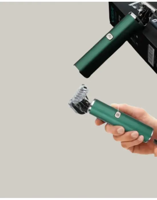 Koyu Yeşil Profesyonel Metal Gövdeli Saç Kesme Makinesi