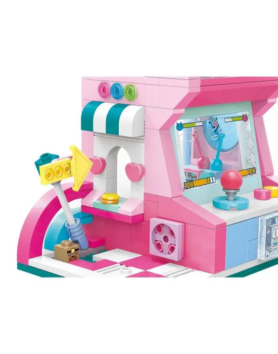 KP28019 Keeppley Orange Cat Game Room Blok Seti -Vagon life