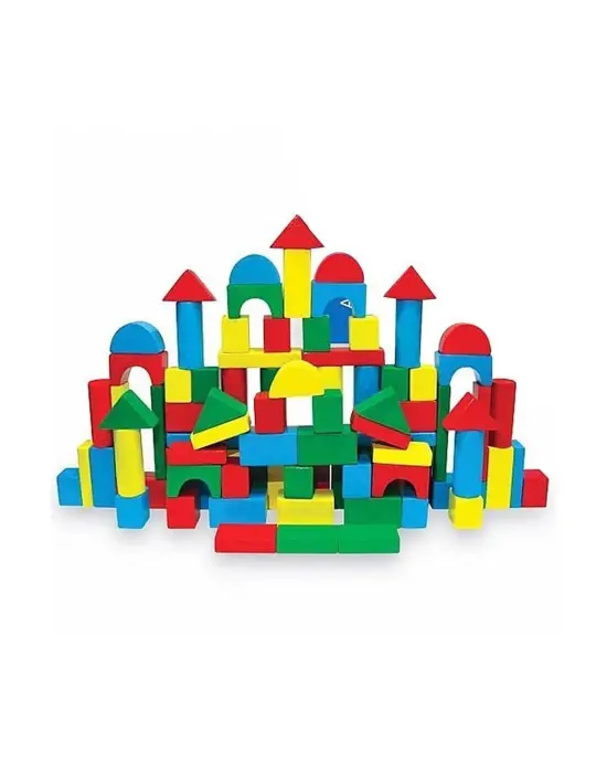 KR016 WOODOY 100 PARÇA KÜÇÜK KOVALI BLOKLAR 12