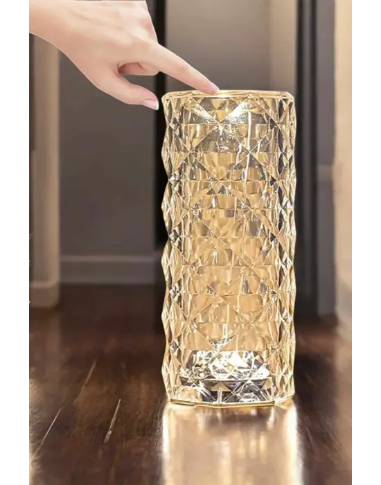 Kristal Dokunmatik Ve Kumandalı Masa Ve Gece Lambası