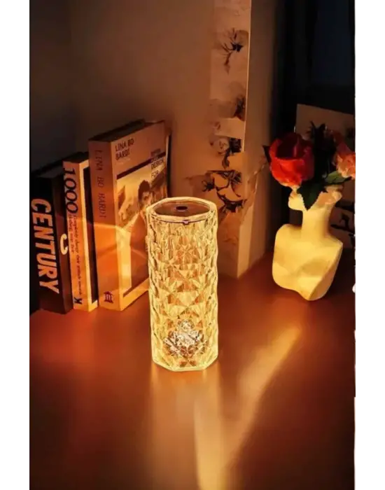 Kristal Dokunmatik Ve Kumandalı Masa Ve Gece Lambası