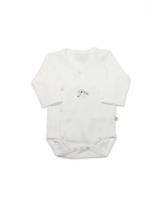 Kruvaze Body Uzun Kol Lıttle Koala 17113 Gri