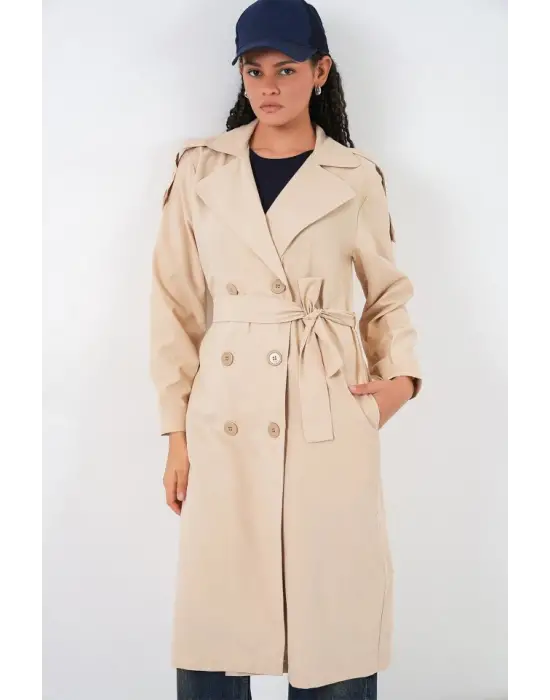 Trend Trençkot - Bej