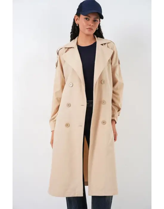 Trend Trençkot - Bej
