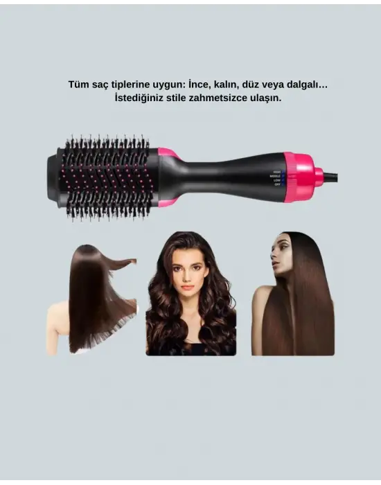 Kuaför Kalitesinde Ev Tipi Saç Kurutma Ve Şekillendirme