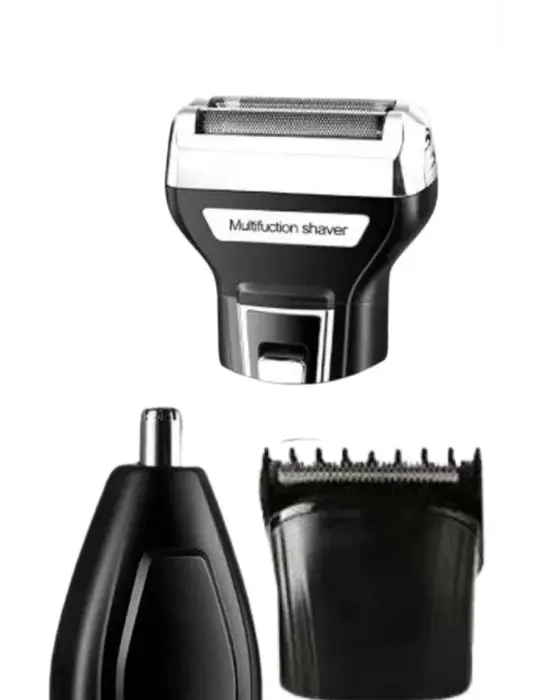 Kulak Burun Kıl Kesme Ense Yanak Tıraş Seti 3 Başlıklı Profesyonel