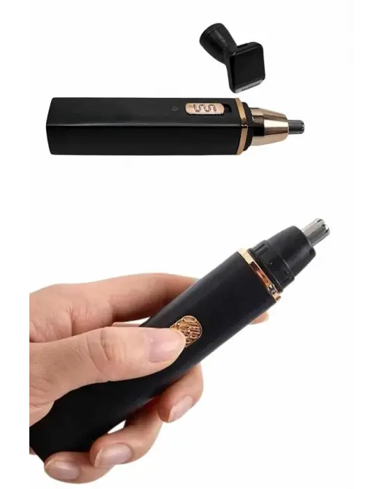 Kulak Burun Tıraş Makinesi Taşınabilir Şarjlı 3 Başlıklı Uzun Ömürlü