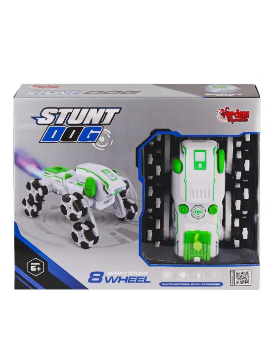 Omarı Kumandalı Buharlı Stunt Köpek Araba - Eğlenceli Oyuncak