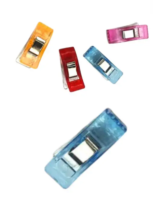 Omarı Kumaş Mandalı Seti - 5 Adet Kaliteli Kumaş Askı Klipsi