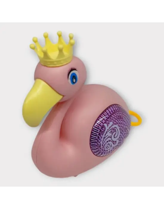 Omarı Sevimli Işıklı Flamingo Dekoratif Aydınlatma - Pembe