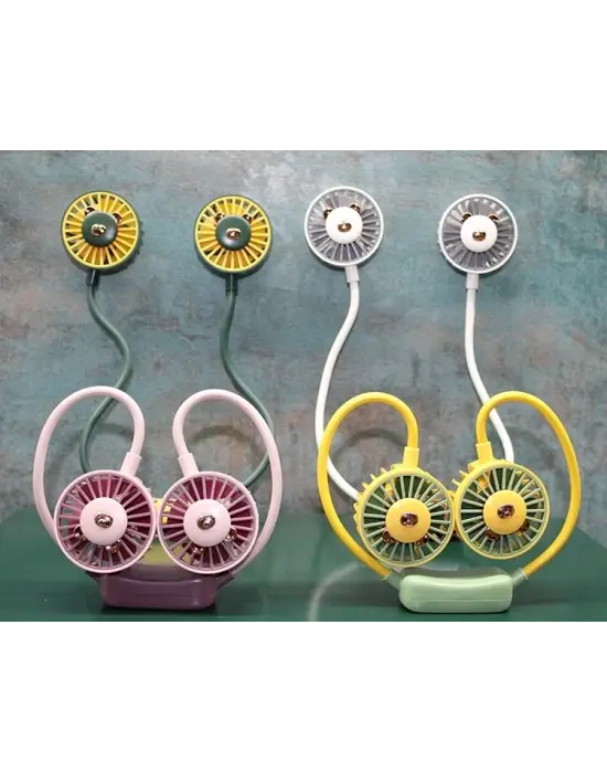 Kuromi Şarjlı Boyun Fanı Vantilatör 2 Kademeli Alk2690