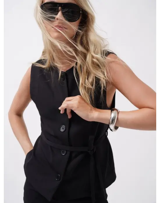 Kuşaklı Dokuma Yelek