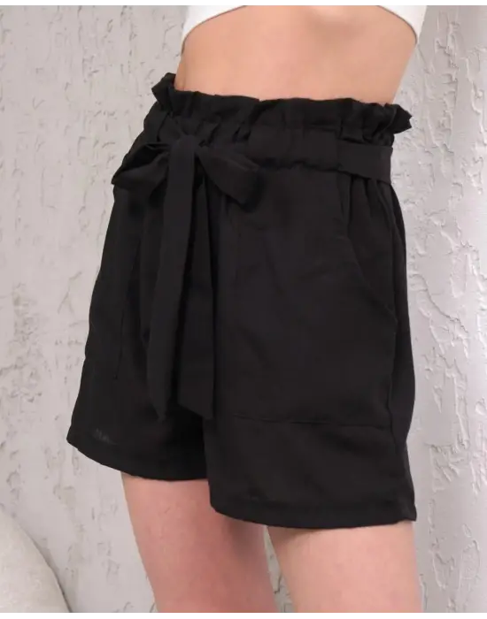 Minimal Keten Şort Mücadele