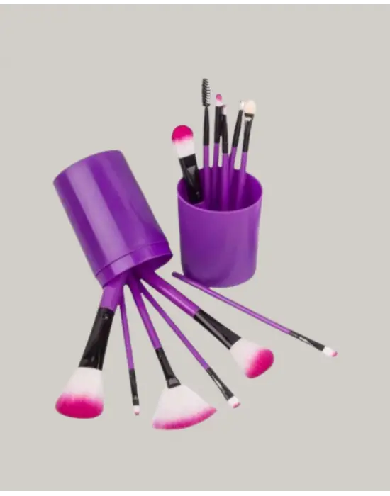 Kusursuz Makyaj İçin 12 Parça Profesyonel Fırça Seti Taşınabilir Kutu Hediyeli