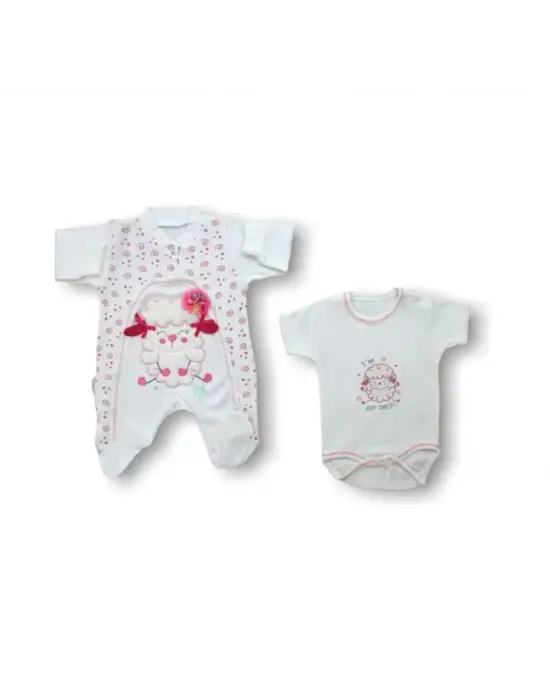 Zarif Nakışlı 5li Zıbın Takımı