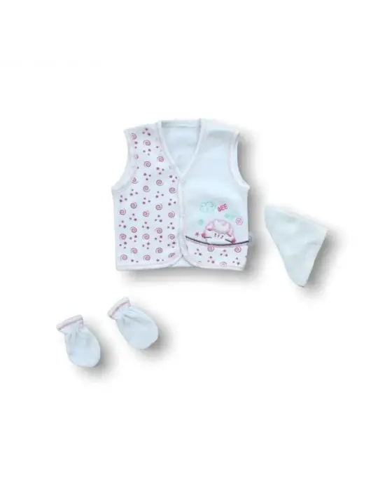 Zarif Nakışlı 5li Zıbın Takımı