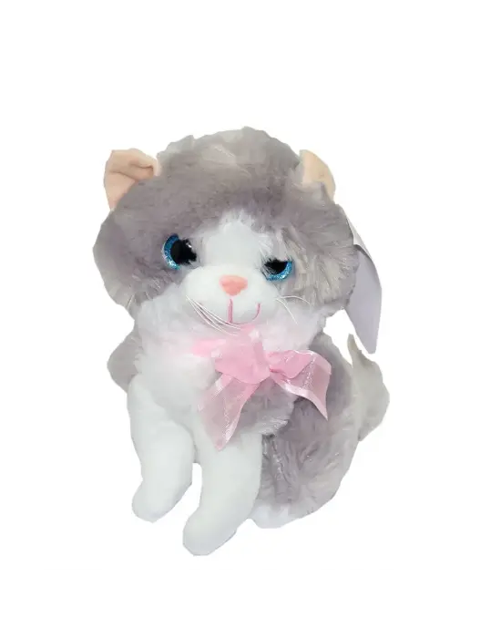 KZL-2208001 Ayakta Miyavlayan Kedi 3 Renk - Kızılkaya Oyuncak