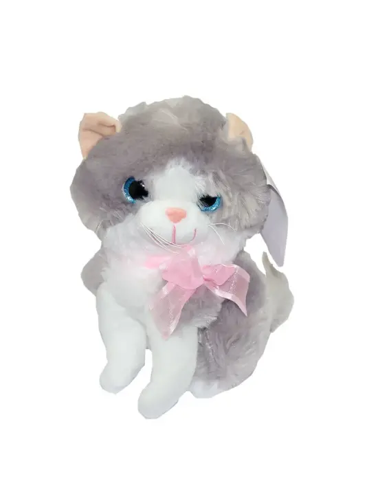 KZL-2208001 Ayakta Miyavlayan Kedi 3 Renk - Kızılkaya Oyuncak