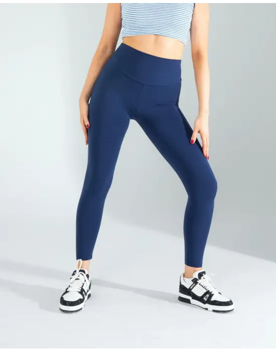 Modern Lacivert Tayt