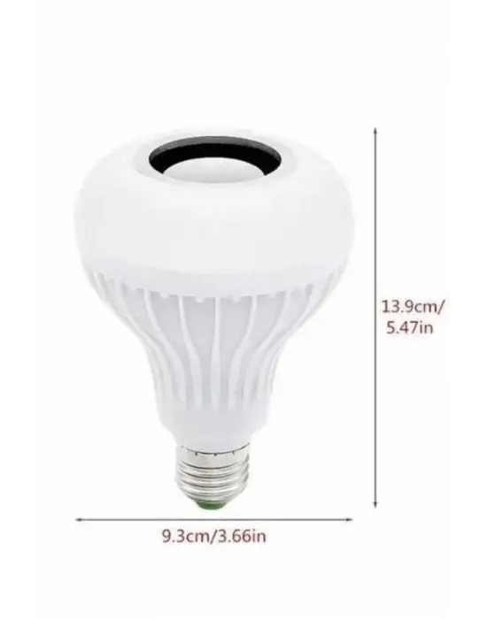 Lamba Hoparlör Ampül Görünümlü Renk Değiştirebilen Android Ve İos Uyumlu