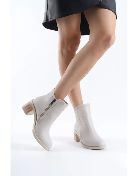 Modern Fermuarlı Bayan Bot