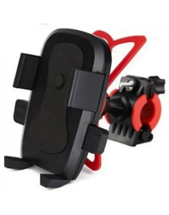 Lastik Destekli Standlı Bisiklet Telefon Tutucu