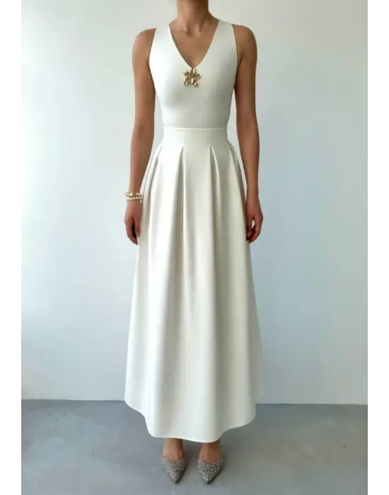 Late Yıldız Detaylı Elbise