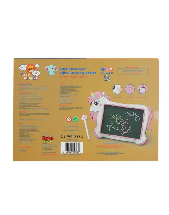 Omarı Sevimli At Çizim Tableti 10 inç - Özgün Tasarım