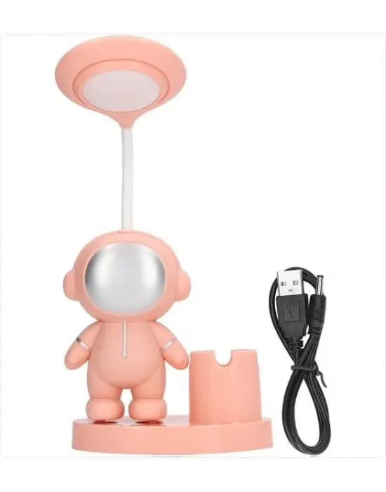 Led Astronot Masa Lambası Ve Kalemlik