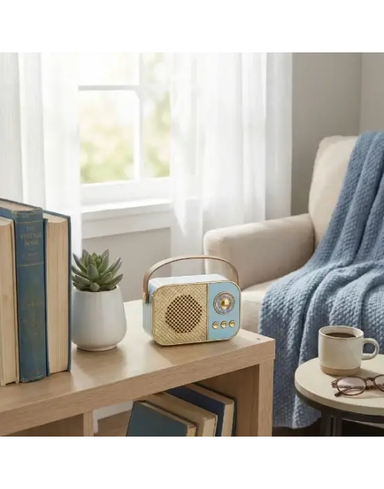 Led Aydınlatmalı Hoparlör Mavi