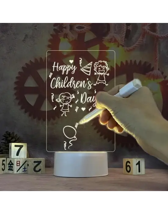 Led Çizim Tableti Gece Lambası