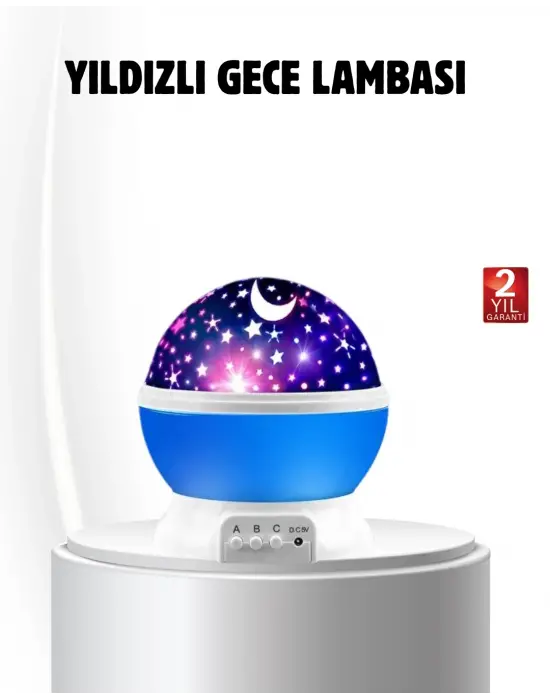 Led Gece Lambası 6 Renk Seçenekli Yumuşak Işıklı Uyku Yardımcı Lamba