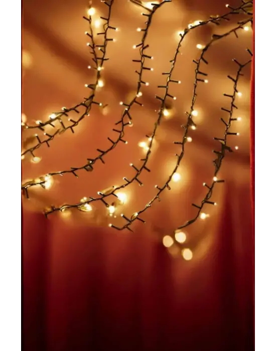 Led Işık 10 Metre Gün Işığı Parlak Ve Doğal Ağaç Süsleme