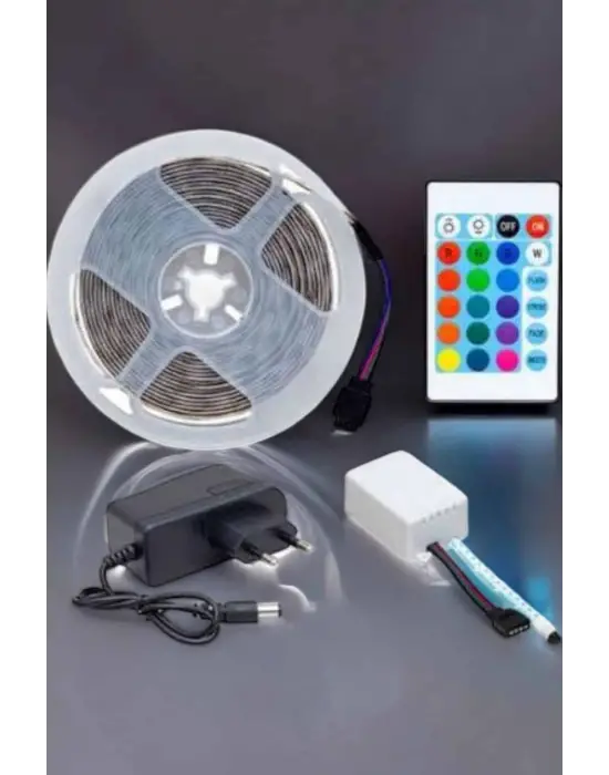 Led Işık 5 Metre Şerit Led Rgb Işıklı