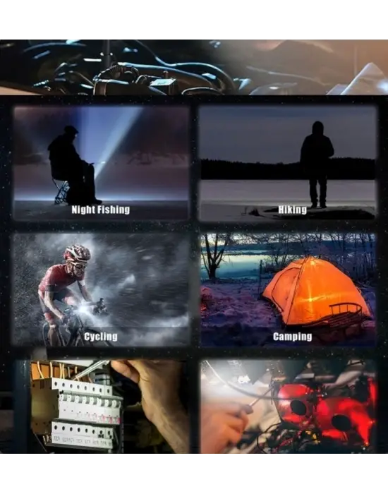 Led Işıklı Flash Özellikli 4 Modlu  Anahtarlık El Feneri