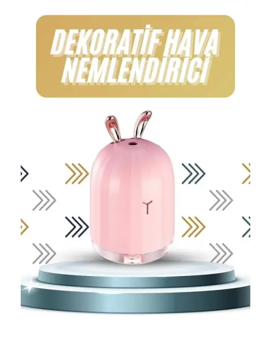 Led Işıklı Hava Nemlendirici Buhar Makinesi Dekoratif Aromaterapi