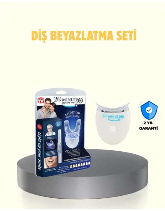 Led Işıklı Profesyonel Diş Beyazlatma Seti