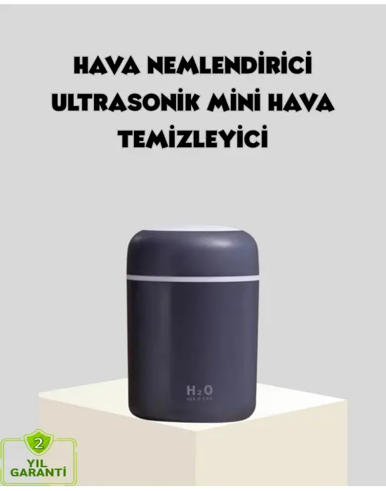 Led Işıklı Usb Nemlendirici – Sürekli Ve Aralıklı Püskürtme Modu