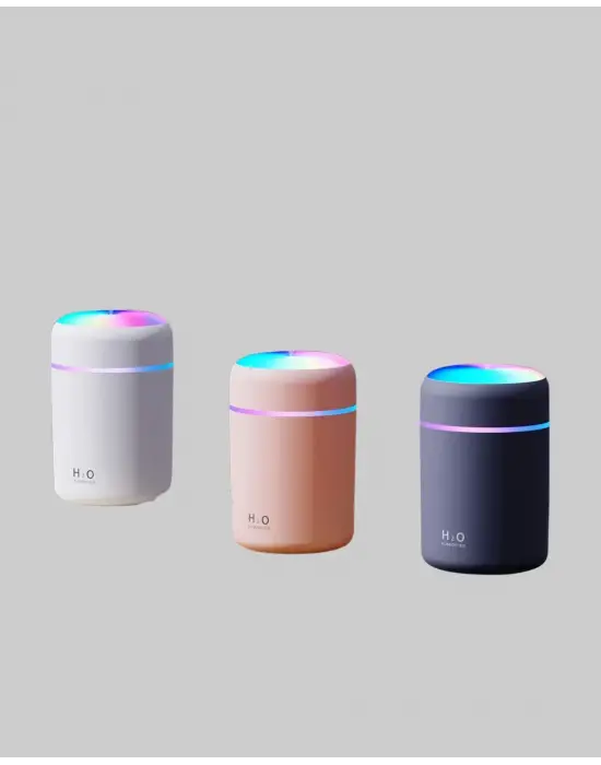 Led Işıklı Usb Nemlendirici – Sürekli Ve Aralıklı Püskürtme Modu