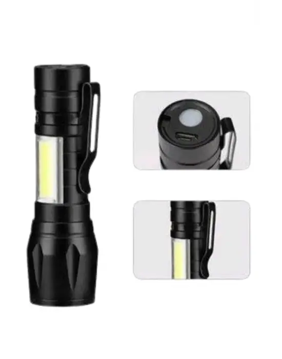 Led Lamba El Feneri Küçük Taşınabilir Usb Şarjlı Acil Durum Lambası